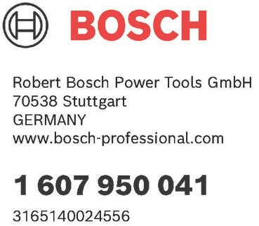Load image into Gallery viewer, Bosch accessoires reservesleutels voor tandkransboorhouders s3, a, 110 mm, 50 mm, 4 mm, 8 mm 1st - 1607950041