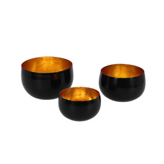 Load image into Gallery viewer, Schaaltjes marrakech black royal set van 3 | 4 stuks