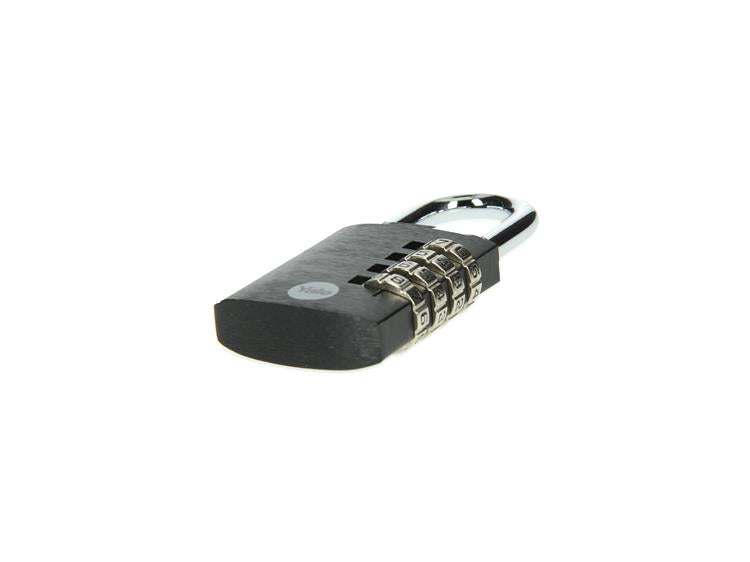 Afbeelding laden in galerijviewer, Yale 1065059 - hangslot 38mm alu zwart std | 6 stuks