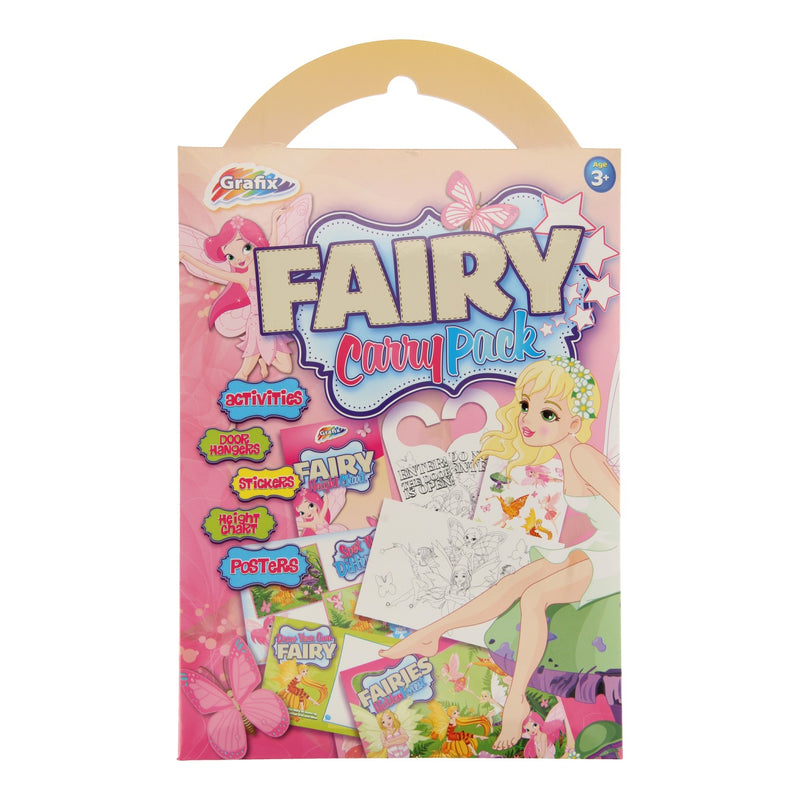 Load image into Gallery viewer, Creative craft group fairy carry pack met stickers