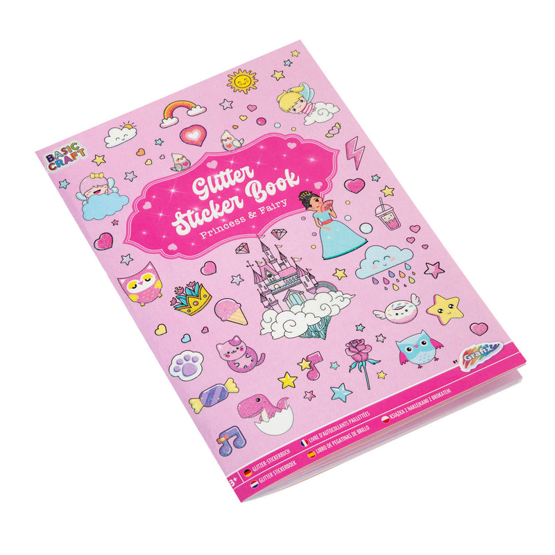 Load image into Gallery viewer, Creative craft group glitter stickerboek a5 - roze