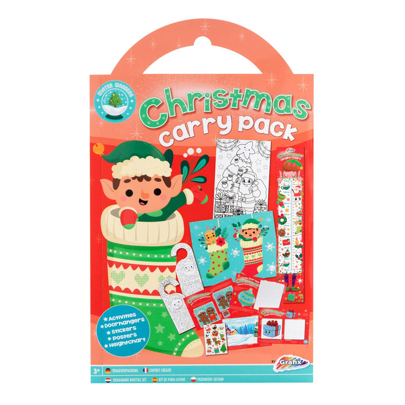 Load image into Gallery viewer, Grafix xmas draagbare knutselset kerst
