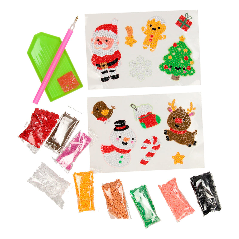 Load image into Gallery viewer, Creative craft group xmas diamond painting stickers, 12st.