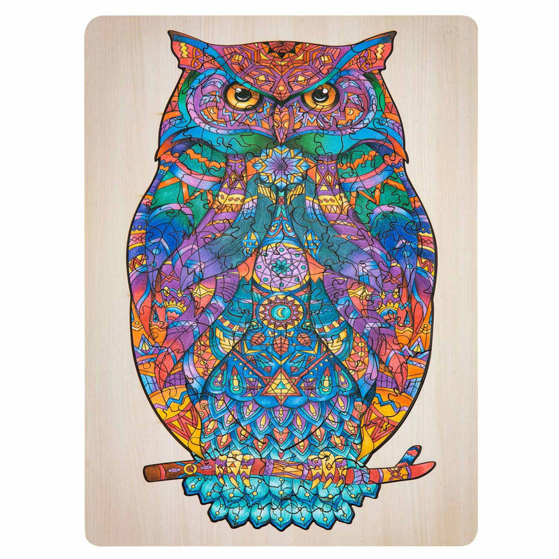 Chargez l'image dans la visionneuse de la galerie, Creative Craft Group Unieke Houten Puzzel Uil, 130st.