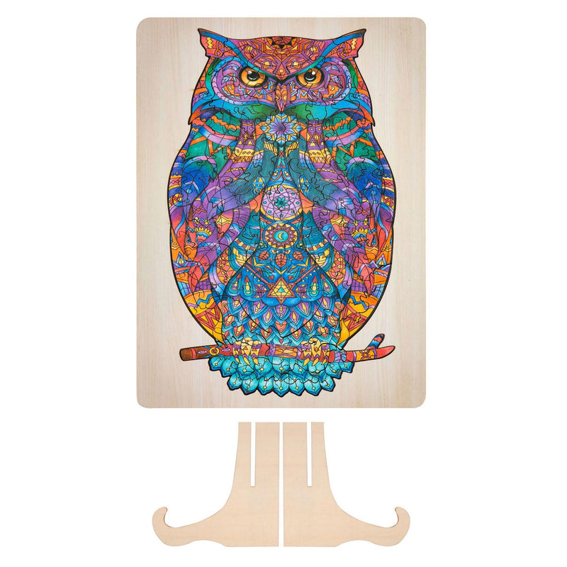 Chargez l'image dans la visionneuse de la galerie, Creative Craft Group Unieke Houten Puzzel Uil, 130st.