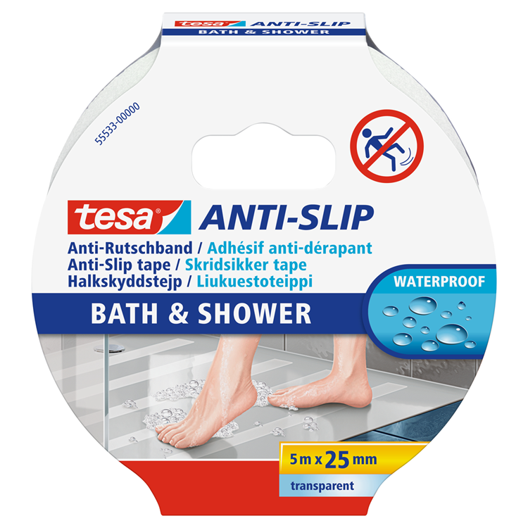 Afbeelding laden in galerijviewer, Tesa bad dusche 555330000011 antislip tape transparant (l x)
