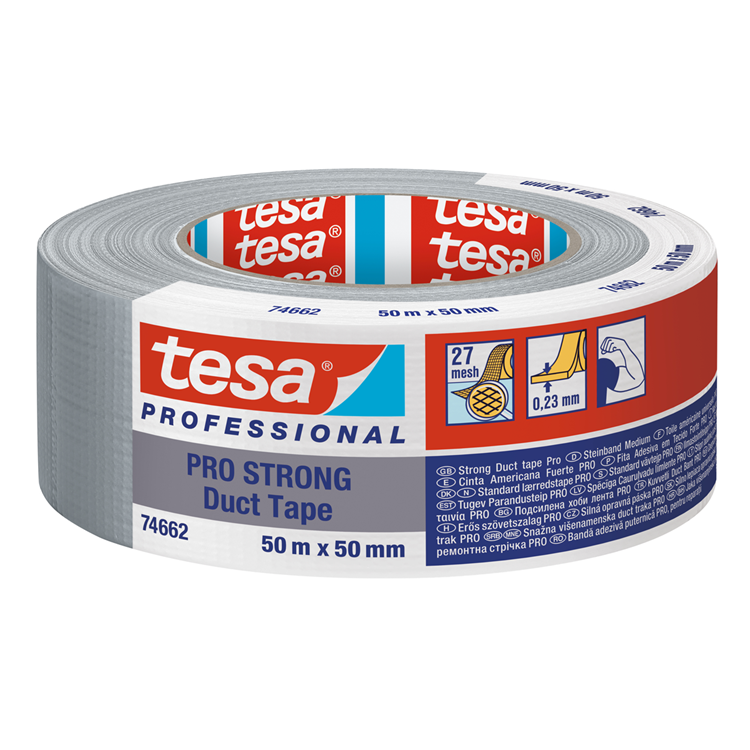 Cargue la imagen en el visor de la galería, Tesa professional 1067939 - tesa duct tape pro-strong grij50m x 50mm | 6 stuks