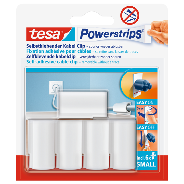 Afbeelding laden in galerijviewer, Tesa 1034994 - powerst. kabelcl clipstr | 8 stuks