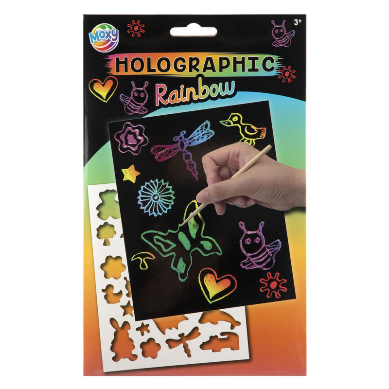 Afbeelding laden in galerijviewer, Creative craft group a5 kraskaarten glitter regenboog - 4 kraskaarten