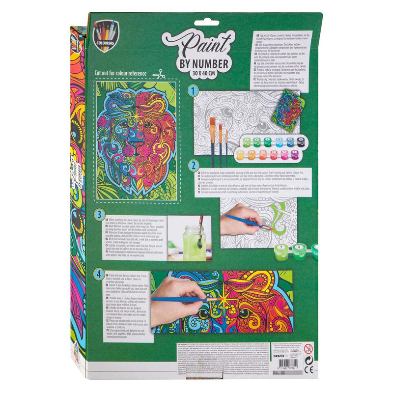 Load image into Gallery viewer, Schilderen op Nummer Canvas - Leeuw