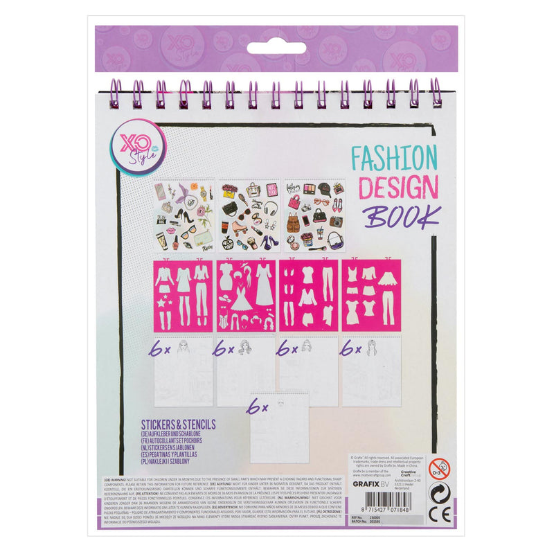 Chargez l'image dans la visionneuse de la galerie, Grafix fashion design stickerboek + stencils