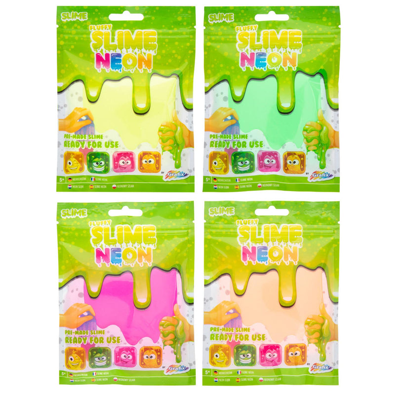 Cargue la imagen en el visor de la galería, Grafix neon fluffy slijm