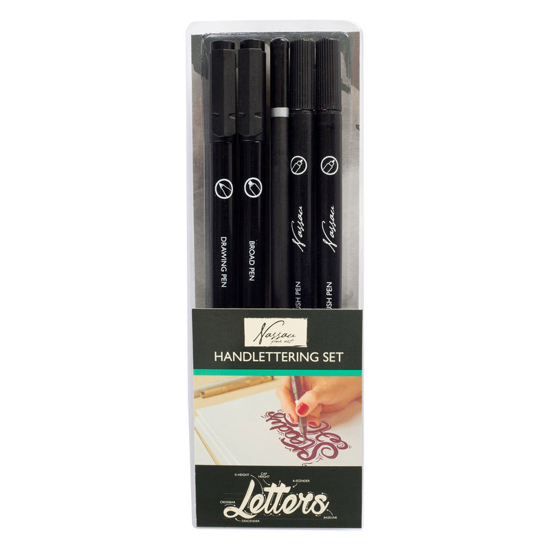 Load image into Gallery viewer, Creative craft group nassau handlettering set, 5st.