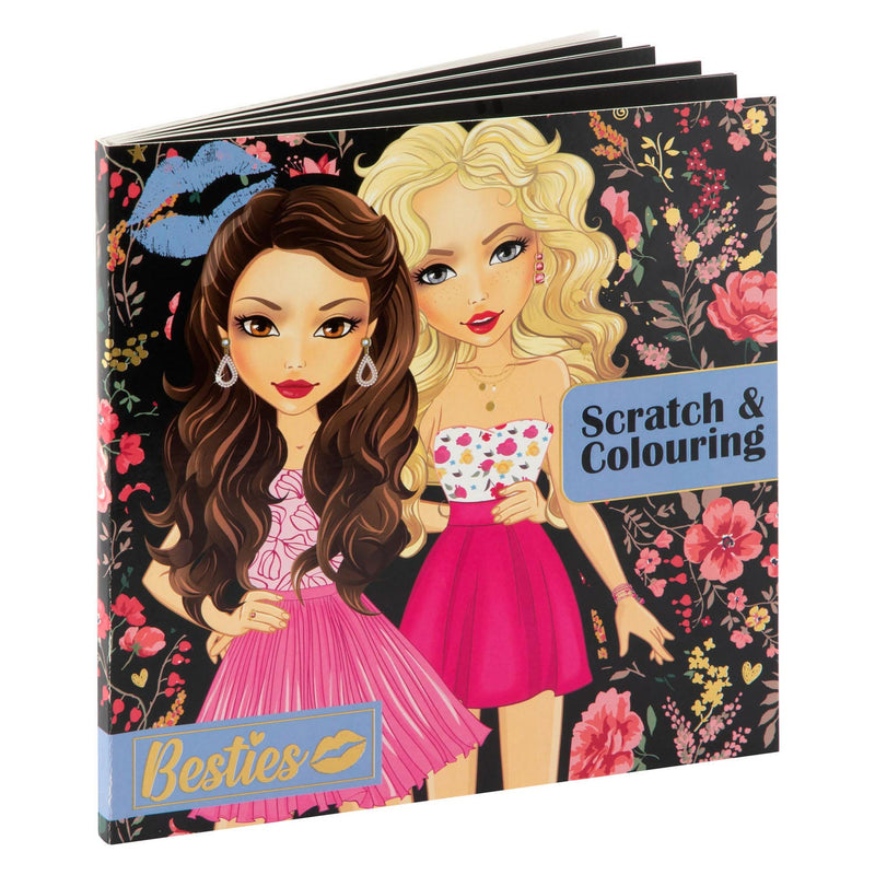 Load image into Gallery viewer, Grafix besties scratch- kleurboek