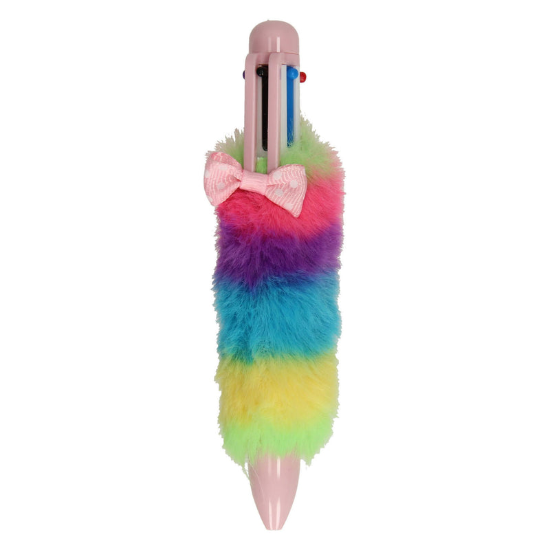 Load image into Gallery viewer, Grafix meerkleurenpen fluffy regenboog