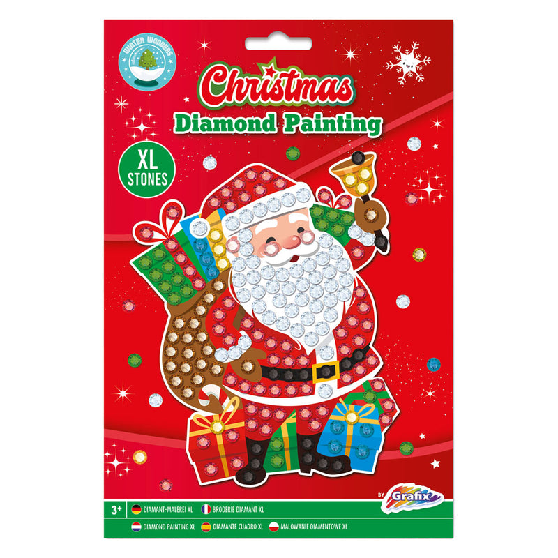 Load image into Gallery viewer, Grafix diamond painting kerst a5