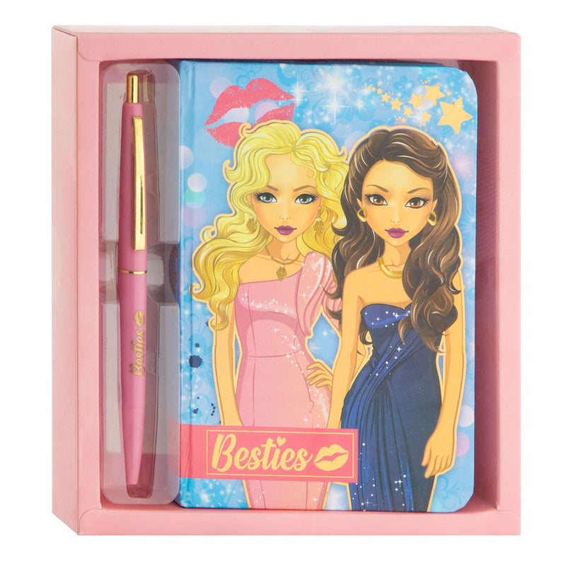 Load image into Gallery viewer, Besties notitieboek met balpen