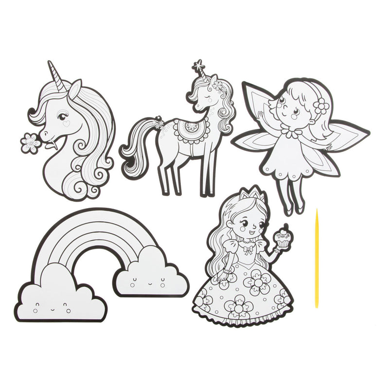 Load image into Gallery viewer, Creative craft group kraskunst stickers - fantasiewereld, 6dlg.