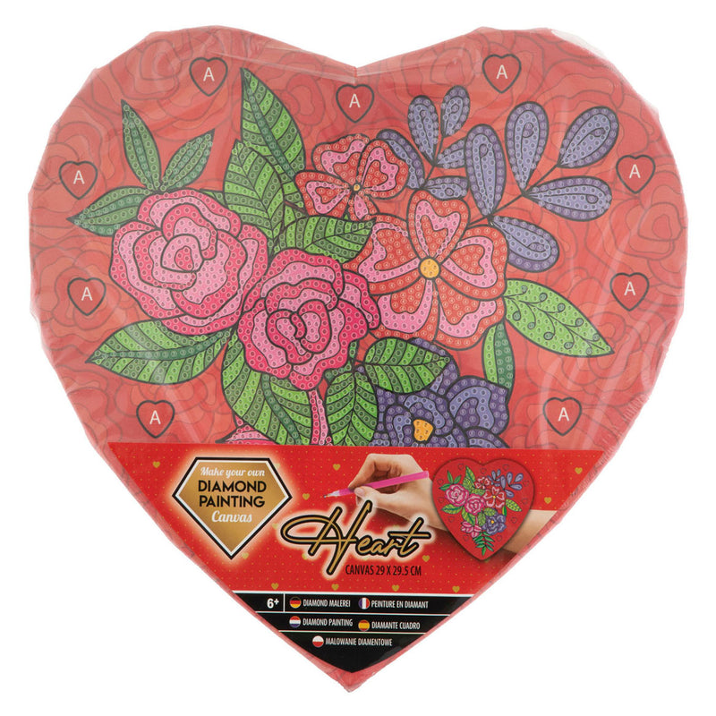 Load image into Gallery viewer, Creative craft group diamond painting hart canvas