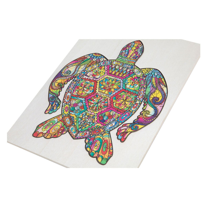 Afbeelding laden in galerijviewer, Creative craft group houten legpuzzel schildpad, 130st.