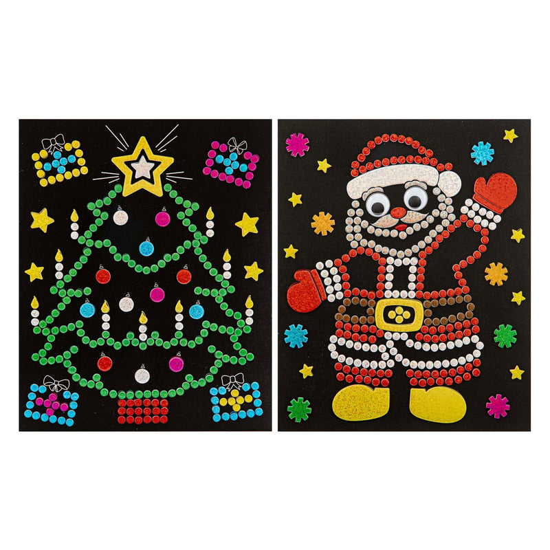 Load image into Gallery viewer, Creative craft group xmas holografische stippen stickerset