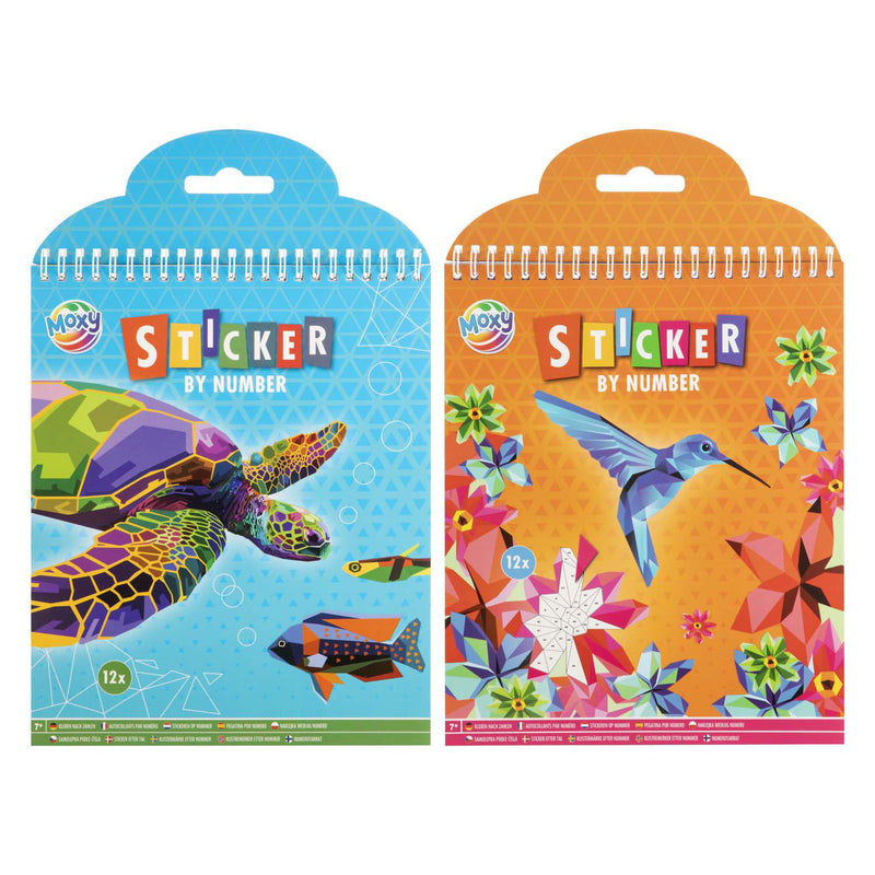 Load image into Gallery viewer, Creative craft group stickeren op nummer dieren