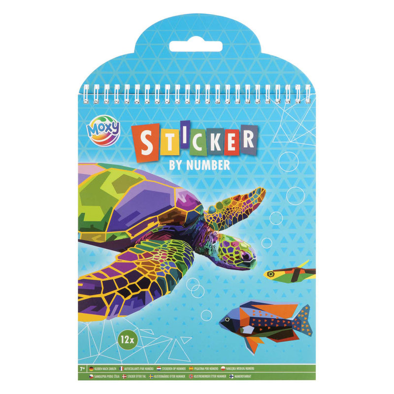 ギャラリービューアに画像をロードする, Moxy stickeren op nummer dieren