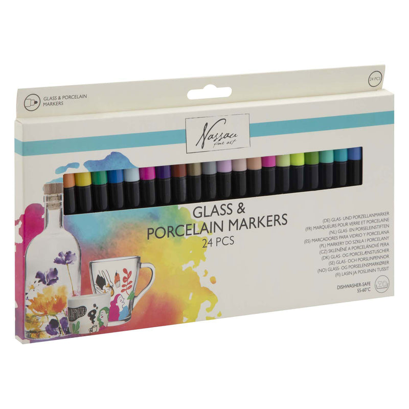 Load image into Gallery viewer, Creative craft group glas- en porseleinmarkers, 24st.