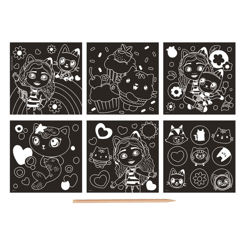 Load image into Gallery viewer, Moxy scratch kaarten gabby's poppenhuis set, 7dlg.