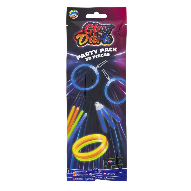 Afbeelding laden in galerijviewer, Creative craft group glow in the dark sticks party pack, 30dlg.