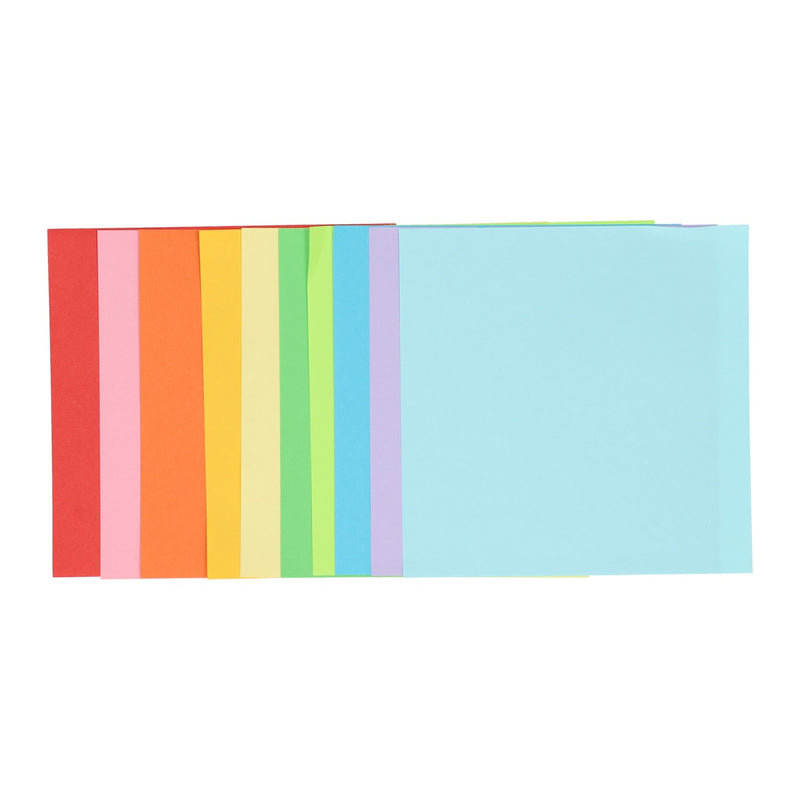 Load image into Gallery viewer, Creative craft group vouwblaadjes 15x15cm, 120 vellen 10 kleuren