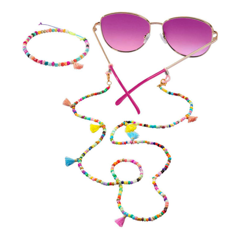 Load image into Gallery viewer, Besties sieraden- accessoireset brilkoord met armbandje