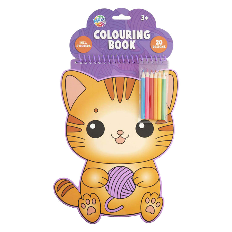 ギャラリービューアに画像をロードする, Creative craft group kleurboek in dierenvorm - 20 vellen + 6 potloden