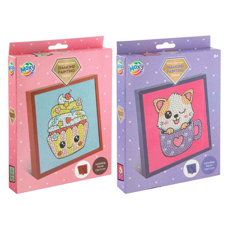Cargue la imagen en el visor de la galería, Creative craft group diamond painting fluweel incl. lijst