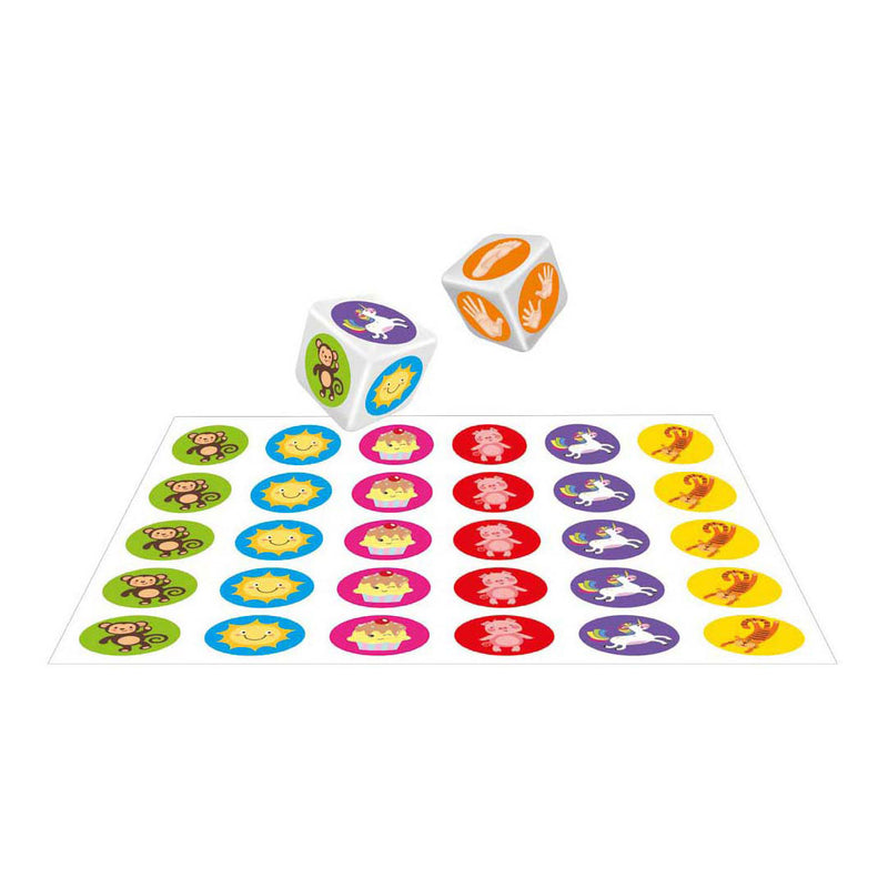 Afbeelding laden in galerijviewer, Grafix dobbelen en bewegen - gezelschapsspel - buiten spelen - buitenspeelgoed - spellen voor kinderen - speelmat 125cm x 155cm