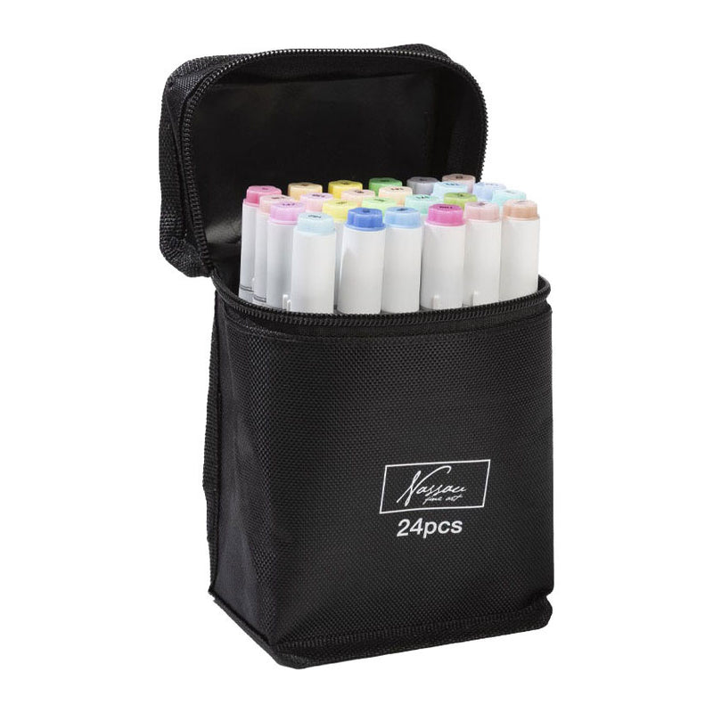 Cargue la imagen en el visor de la galería, Creative craft group nassau pastel markers - 24st.