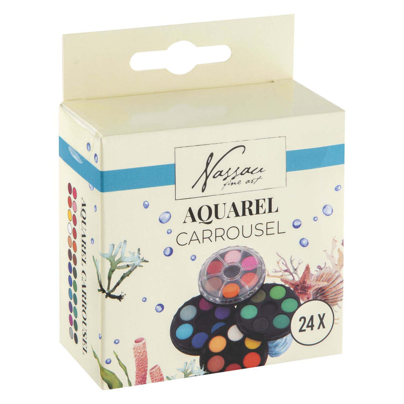 Load image into Gallery viewer, Creative craft group nassau aquarel carrousel - 24 kleuren
