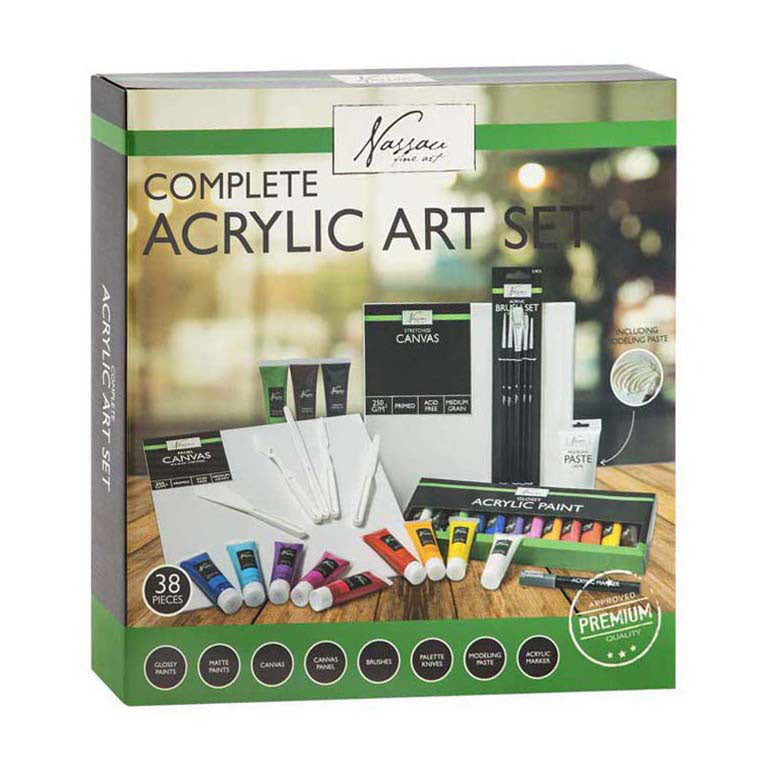 Load image into Gallery viewer, Creative craft group nassau complete acryl set - 38dlg.
