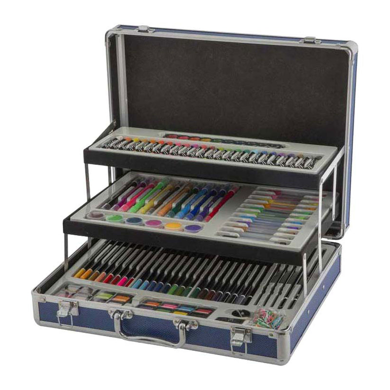 Laden Sie das Bild in Galerie -Viewer, Creative craft group nassau tekenkoffer met 3 verdiepingen - 140dlg.
