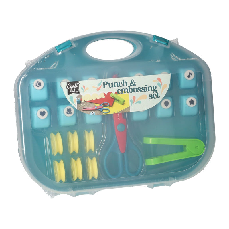 Afbeelding laden in galerijviewer, Creative craft group pons- embossing set incl. schaar