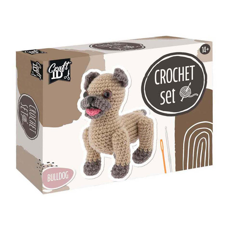 Load image into Gallery viewer, Creative craft group haakpakket bulldog - incl. naald en draad