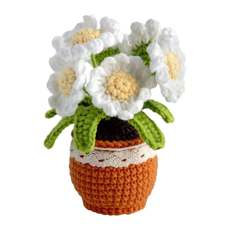 Afbeelding laden in galerijviewer, Creative craft group haakpakket madelief - incl. naald en draad