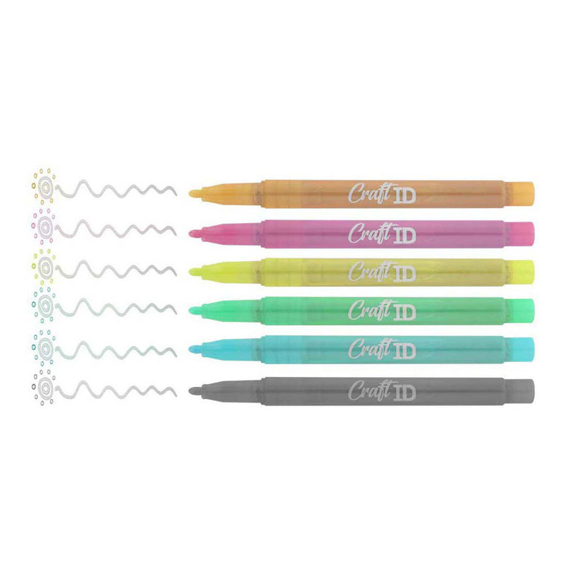 Cargue la imagen en el visor de la galería, Creative craft group outline markers - 6st.