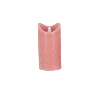 ギャラリービューアに画像をロードする, Daily home led kaars 7,5x15 cm roze | 4 stuks