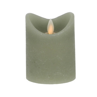 Laden Sie das Bild in Galerie -Viewer, Daily home led kaars 7,5x10 cm groen | 4 stuks