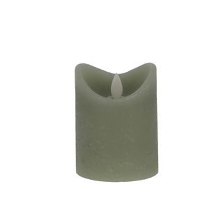 Laden Sie das Bild in Galerie -Viewer, Daily home led kaars 7,5x10 cm groen | 4 stuks