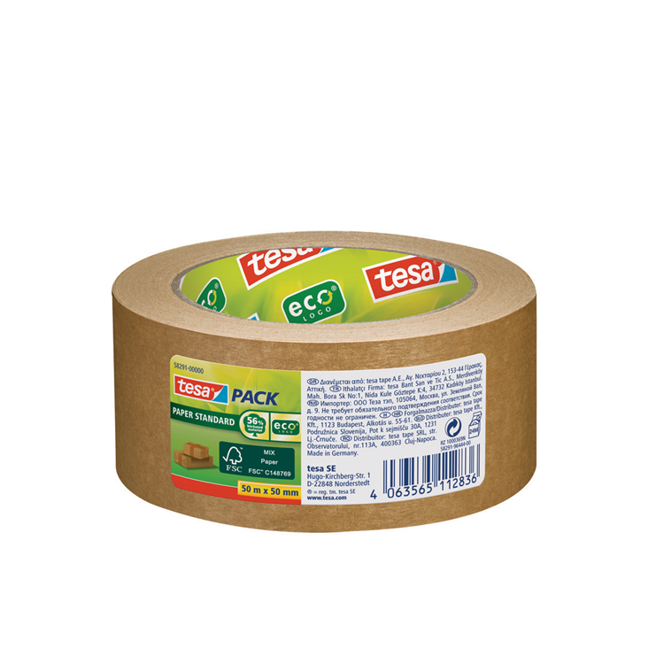 Laden Sie das Bild in Galerie -Viewer, Tesa 1067569 - pack® paper standard ecologo 50:50 | 6 stuks