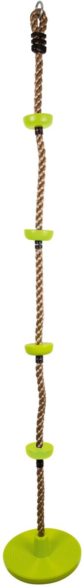 Afbeelding laden in galerijviewer, Small foot - klimtouw en schommel 2in1 groen, 190cm