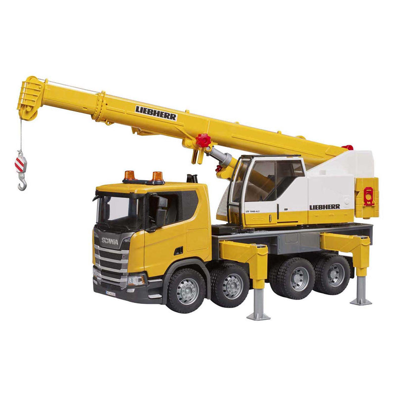 ギャラリービューアに画像をロードする, Bruder scania super 560r liebherr kraan met licht en geluid 1:16