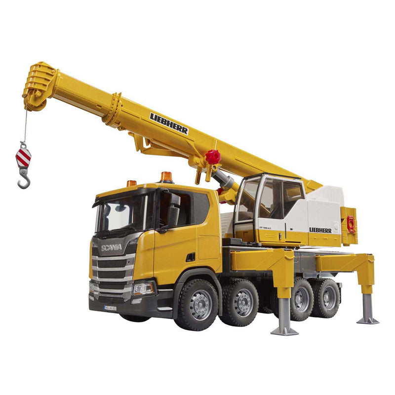 ギャラリービューアに画像をロードする, Bruder scania super 560r liebherr kraan met licht en geluid 1:16